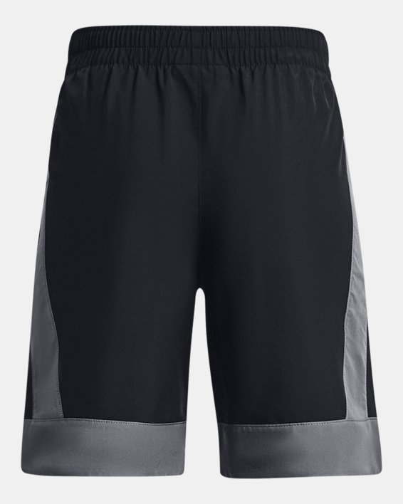Boys' UA Woven Shorts, Black, pdpMainDesktop image number 1